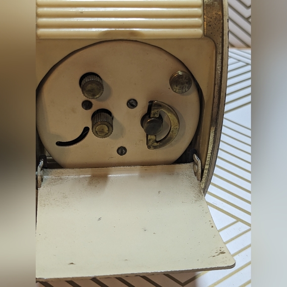 Vintage Westclox Rolltop Travel Alarm Clock~ Works Excellent! Glows Wind Up - Picture 6 of 9